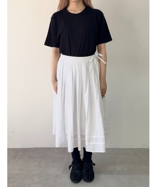 fluffy tuck skirt / フラッフィータックスカート（スカート）｜GIUNON