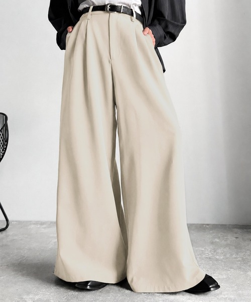 Classical Origin(クラシカルオリジン)の「3タック スーパーワイド ボリュームスラックス/Three-Tuck Super Wide Volume Trousers(スラックス・メンズ・ブラック/チャコール/ダークブラウン/ライトグレー・LARGE/MEDIUM/SMALL)」の22枚目の写真