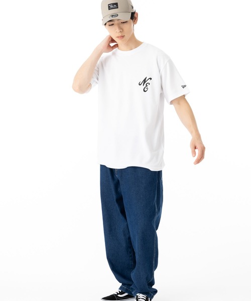 NEW ERA(ニューエラ)の「ニューエラ 半袖Tシャツ 吸水速乾性 スポーツTシャツ(Tシャツ/カットソー・メンズ・ブラック/ストーン/ホワイト・S/XL/XXL/M/L)」の8枚目の写真