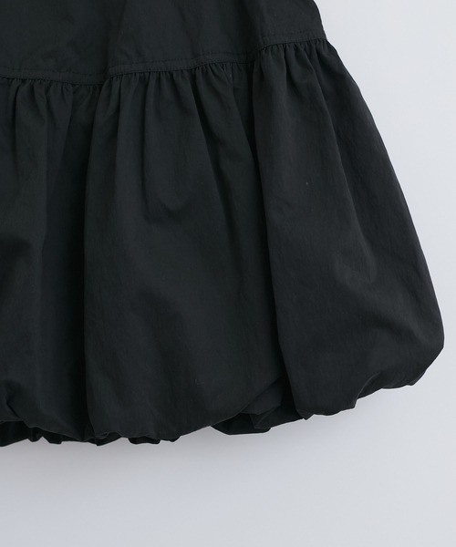 VIS（ビス）の「【洗える】バルーンミニスカート（スカート・レディース・ブラック/オフホワイト・FREE）」の13枚目の写真