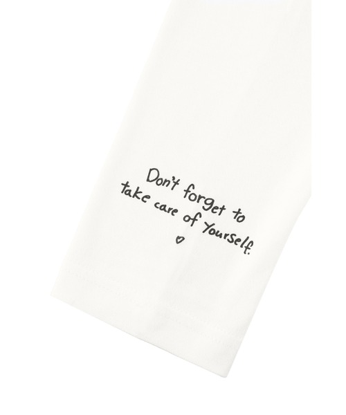 ALEXIA STAM(アリシアスタン)の「Message Long Sleeve Tee /メッセージロングスリーブT(Tシャツ/カットソー・レディース・ホワイト・FREE)」の8枚目の写真