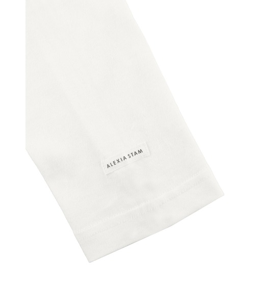 ALEXIA STAM(アリシアスタン)の「Message Long Sleeve Tee /メッセージロングスリーブT(Tシャツ/カットソー・レディース・ホワイト・FREE)」の7枚目の写真