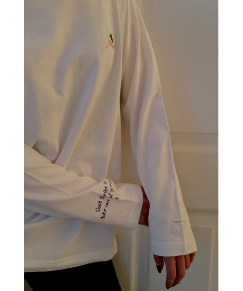 ALEXIA STAM(アリシアスタン)の「Message Long Sleeve Tee /メッセージロングスリーブT(Tシャツ/カットソー・レディース・ホワイト・FREE)」の17枚目の写真