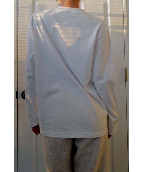 ALEXIA STAM(アリシアスタン)の「Message Long Sleeve Tee /メッセージロングスリーブT(Tシャツ/カットソー・レディース・ホワイト・FREE)」の14枚目の写真