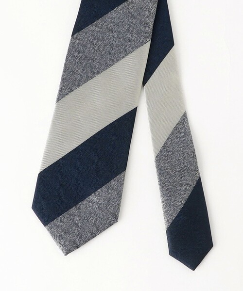 green label relaxing（グリーンレーベルリラクシング）の「GLR JAPAN VINTAGE 8.0cm ストライプ2 ネクタイ（ネクタイ・メンズ・ライラック/ダークブラウン/ネイビー/オレンジ・FREE）」の11枚目の写真