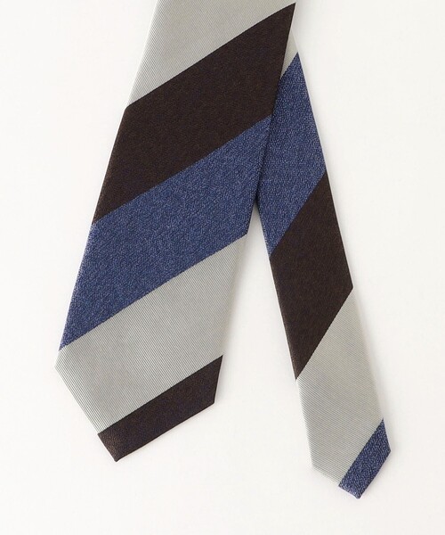 green label relaxing（グリーンレーベルリラクシング）の「GLR JAPAN VINTAGE 8.0cm ストライプ2 ネクタイ（ネクタイ・メンズ・ライラック/ダークブラウン/ネイビー/オレンジ・FREE）」の13枚目の写真