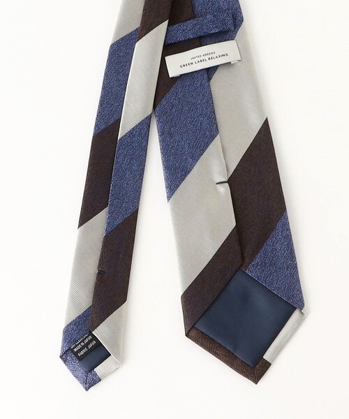 green label relaxing（グリーンレーベルリラクシング）の「GLR JAPAN VINTAGE 8.0cm ストライプ2 ネクタイ（ネクタイ・メンズ・ライラック/ダークブラウン/ネイビー/オレンジ・FREE）」の14枚目の写真