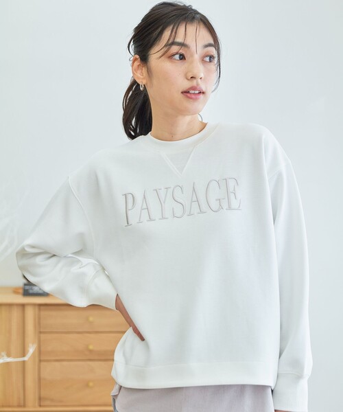 ANY(エニィ)の「ダンボールエンブロイダリープルオーバー(Tシャツ/カットソー・レディース・ライトグレー系/ネイビー系/ホワイト系・F)」の16枚目の写真