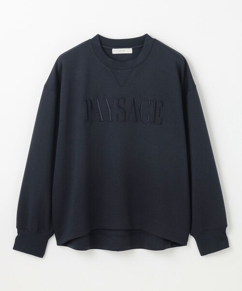 ANY(エニィ)の「ダンボールエンブロイダリープルオーバー(Tシャツ/カットソー・レディース・ライトグレー系/ネイビー系/ホワイト系・F)」の8枚目の写真