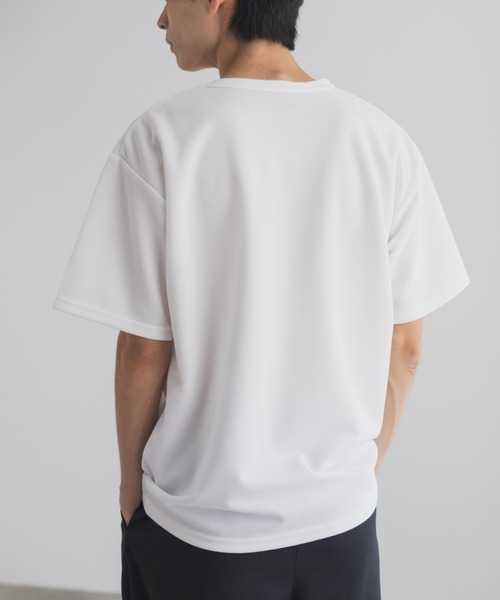 NAVY(ネイビー)の「NAVY カノコ素材 クルーネックTシャツ(Tシャツ/カットソー・メンズ・ベージュ/ブルー/チャコールグレー/ライトグレー/ホワイト/ブラウン/ネイビー・XXL/S/XL/L/M)」の19枚目の写真