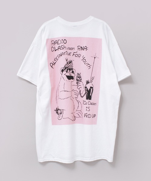 RNA(アールエヌエー)の「M2420 ユースロゴT(Tシャツ/カットソー・レディース・ホワイト/ブルー/ブラック・SMALL/X-LARGE)」の8枚目の写真