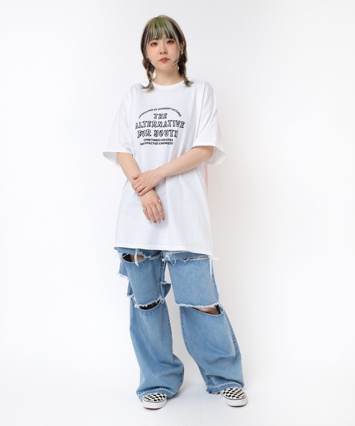 RNA(アールエヌエー)の「M2420 ユースロゴT(Tシャツ/カットソー・レディース・ホワイト/ブルー/ブラック・SMALL/X-LARGE)」の11枚目の写真