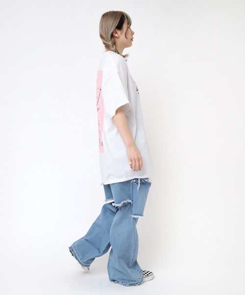 RNA(アールエヌエー)の「M2420 ユースロゴT(Tシャツ/カットソー・レディース・ホワイト/ブルー/ブラック・SMALL/X-LARGE)」の12枚目の写真