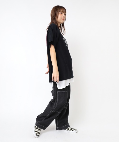 RNA(アールエヌエー)の「M2420 ユースロゴT(Tシャツ/カットソー・レディース・ホワイト/ブルー/ブラック・SMALL/X-LARGE)」の16枚目の写真