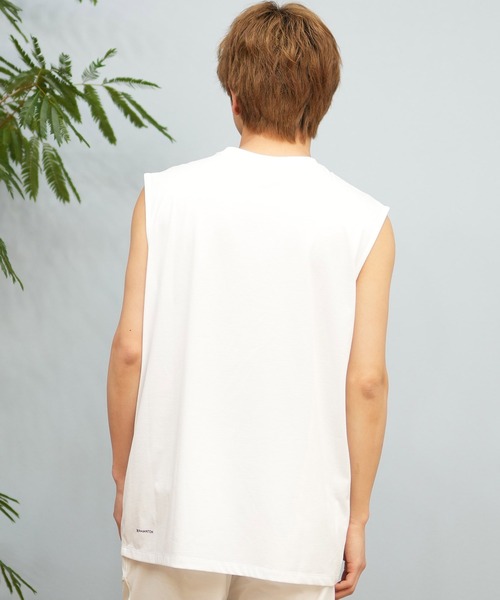 Hurley (ハーレー)の「Hurley/ハーレー タンクトップ UVケアラッシュガード ワンポイント MSRG251087(ラッシュガード・メンズ・ブラック/ホワイト・S/L/M)」の3枚目の写真