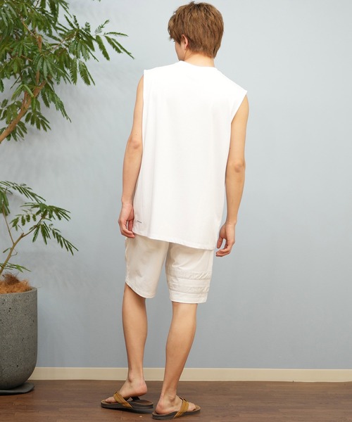 Hurley (ハーレー)の「Hurley/ハーレー タンクトップ UVケアラッシュガード ワンポイント MSRG251087(ラッシュガード・メンズ・ブラック/ホワイト・S/L/M)」の5枚目の写真