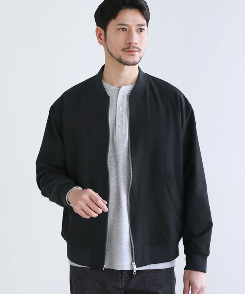 SPU(スプ)の「スパンフライス長袖ヘンリーネックカットソー(Tシャツ/カットソー・メンズ・ブラック/杢グレー/ホワイト・S/M/L/XL)」の15枚目の写真