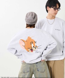 Tom and Jerry/バックフェイスプリントスウェット