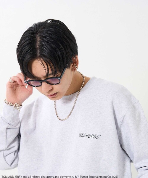 FREAK'S STORE(フリークスストア)の「Tom and Jerry/バックフェイスプリントスウェット(スウェット・レディース・グレー/ライトグレー・LARGE/X-LARGE)」の20枚目の写真