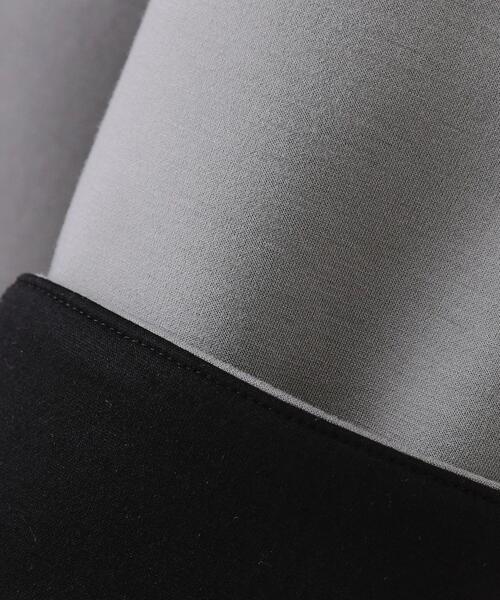 OPAQUE.CLIP（オペークドットクリップ）の「ノーカラーZIPミドルコート【洗濯機洗い可/抗ピル】（ノーカラーコート・レディース・アイボリー/グレー/ブラック・40/38/42）」の14枚目の写真