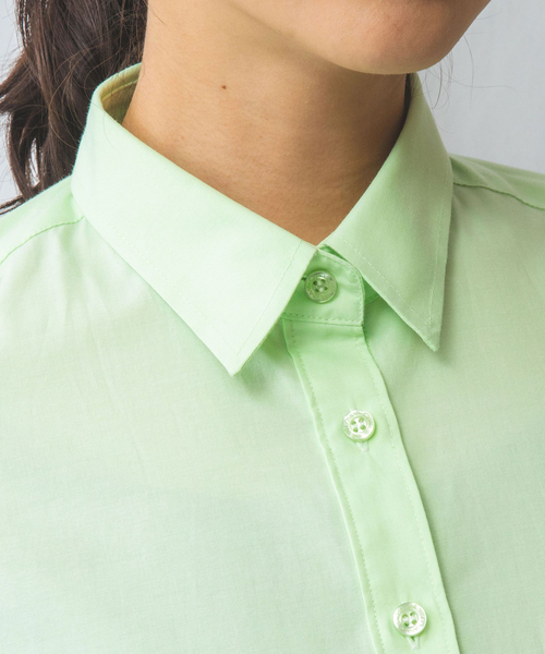 NARACAMICIE（ナラカミーチェ）の「【NARACAMICIE】オックスフォード長袖シャツ（シャツ/ブラウス・レディース・ブルー/ホワイト/ピンク/グリーン・S/XL/L/M）」の13枚目の写真