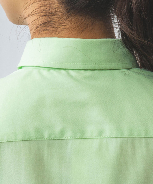 NARACAMICIE（ナラカミーチェ）の「【NARACAMICIE】オックスフォード長袖シャツ（シャツ/ブラウス・レディース・ブルー/ホワイト/ピンク/グリーン・S/XL/L/M）」の14枚目の写真