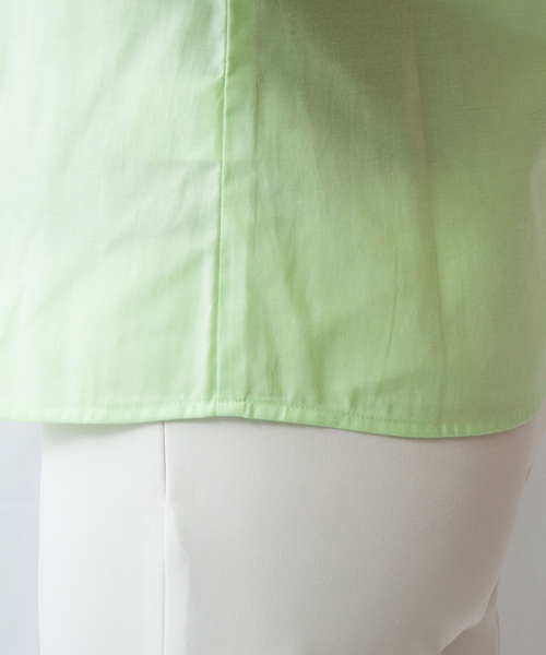 NARACAMICIE（ナラカミーチェ）の「【NARACAMICIE】オックスフォード長袖シャツ（シャツ/ブラウス・レディース・ブルー/ホワイト/ピンク/グリーン・S/XL/L/M）」の16枚目の写真