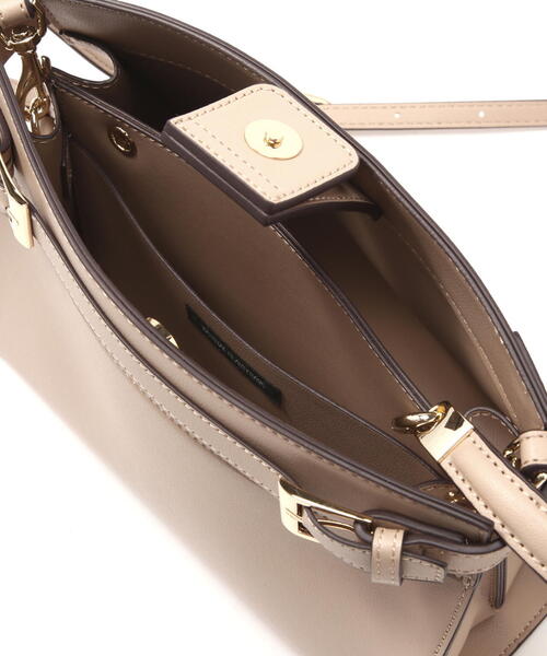 NATURAL BEAUTY BASIC（ナチュラルビューティーベーシック）の「◇【Oggi掲載】ベルテッド2wayハンドバッグ（ハンドバッグ・レディース・ホワイト系その他/ベージュ/ブラック・ﾌﾘ-）」の12枚目の写真