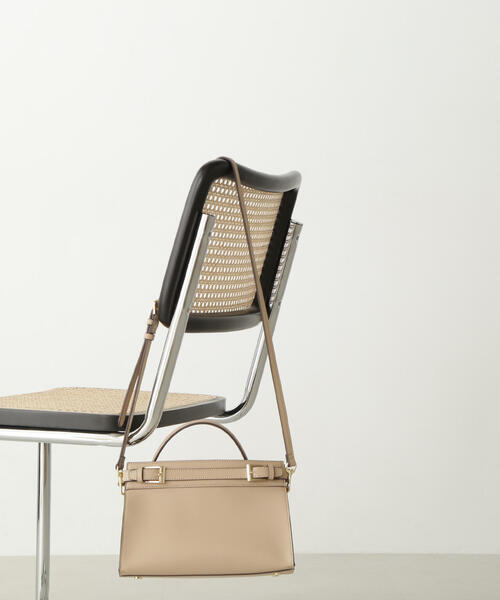 NATURAL BEAUTY BASIC（ナチュラルビューティーベーシック）の「◇【Oggi掲載】ベルテッド2wayハンドバッグ（ハンドバッグ・レディース・ホワイト系その他/ベージュ/ブラック・ﾌﾘ-）」の3枚目の写真