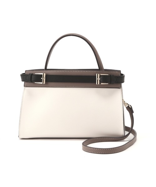 NATURAL BEAUTY BASIC（ナチュラルビューティーベーシック）の「◇【Oggi掲載】ベルテッド2wayハンドバッグ（ハンドバッグ・レディース・ホワイト系その他/ベージュ/ブラック・ﾌﾘ-）」の14枚目の写真