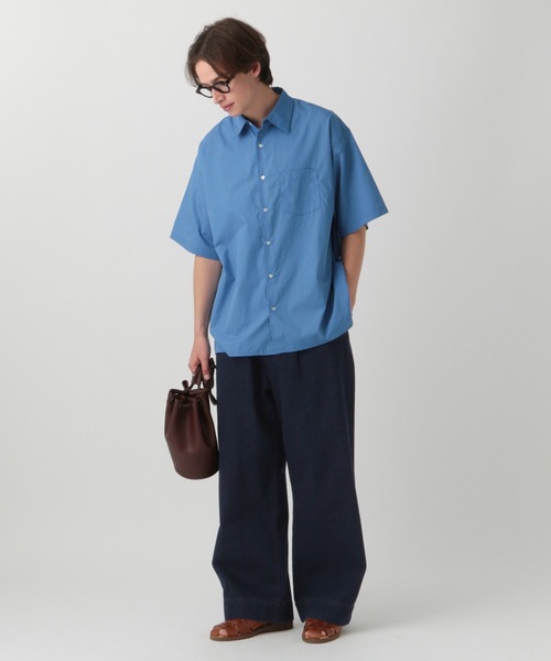 LURAKU】 tuck wide denim pants / タックワイドデニムパンツ