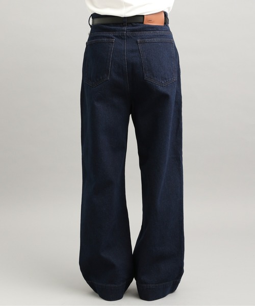 LURAKU(ルラク)の「【LURAKU】 tuck wide denim pants / タックワイドデニムパンツ|SETUP対応(デニムパンツ・メンズ・ブラック/インディゴブルー/ネイビー/ブルー・S/L/M)」の5枚目の写真