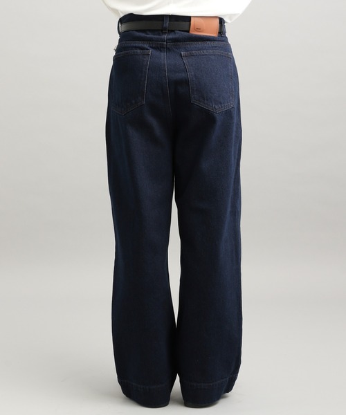 LURAKU(ルラク)の「【LURAKU】 tuck wide denim pants / タックワイドデニムパンツ|SETUP対応(デニムパンツ・メンズ・ブラック/インディゴブルー/ネイビー/ブルー・S/L/M)」の20枚目の写真