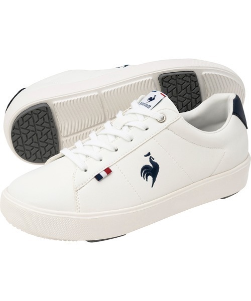 le coq sportif(ルコックスポルティフ)の「ルコックスポルティフ/LCS シェル バウンド CHELLES BOUND 軽量シューズ LU5SSN05LZ(スニーカー・レディース・ホワイト×ネイビー/ブラック×ホワイト/ホワイト系その他4・22.5cm/23.0cm/23.5cm/24.0cm/24.5cm/25.0cm)」の12枚目の写真