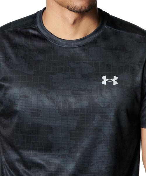 UNDER ARMOUR(アンダーアーマー)の「UAスピードストライド プリント ショートスリーブ Tシャツ(ランニング/メンズ)(Tシャツ/カットソー・メンズ・ブラック・M/L/2XL/XL/3XL/S)」の4枚目の写真