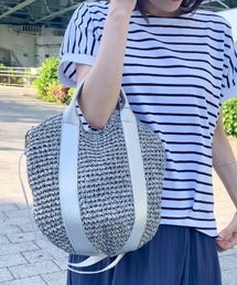 ikka | 雑材カラー持ち手2WAYバッグ(ショルダーバッグ)