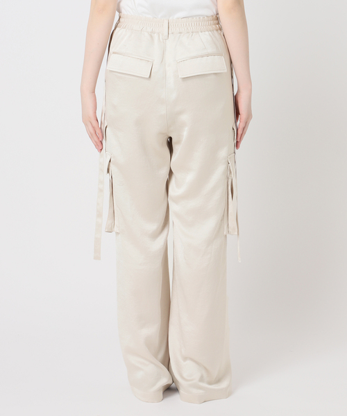 U by SPICK&SPAN（ユーバイスピックアンドスパン）の「サテンストリングロデオカーゴパンツ（カーゴパンツ・レディース・アイボリー・38/36）」の21枚目の写真