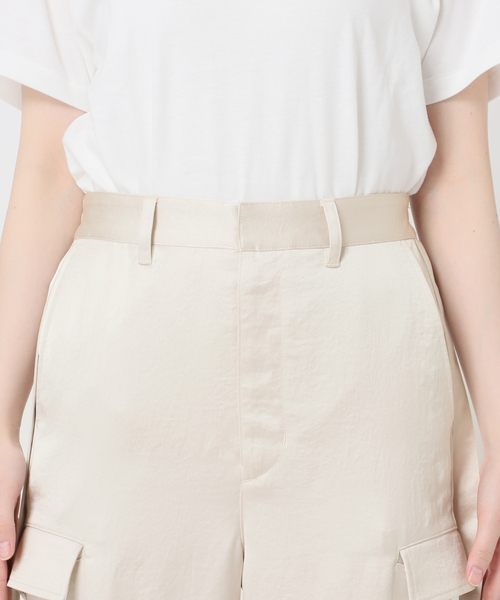 U by SPICK&SPAN（ユーバイスピックアンドスパン）の「サテンストリングロデオカーゴパンツ（カーゴパンツ・レディース・アイボリー・38/36）」の22枚目の写真