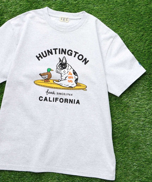 The Endless Summer（エンドレスサマー）の「TES BUHI-DUCK T-SHIRT / Tシャツ（Tシャツ/カットソー・メンズ・ブラック/グレー/ホワイト/レッド/ネイビー・SMALL/MEDIUM/LARGE/X-LARGE/XX-LARGE）」の3枚目の写真