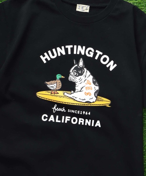 The Endless Summer（エンドレスサマー）の「TES BUHI-DUCK T-SHIRT / Tシャツ（Tシャツ/カットソー・メンズ・ブラック/グレー/ホワイト/レッド/ネイビー・SMALL/MEDIUM/LARGE/X-LARGE/XX-LARGE）」の8枚目の写真