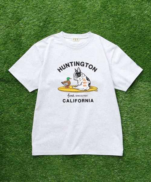 The Endless Summer（エンドレスサマー）の「TES BUHI-DUCK T-SHIRT / Tシャツ（Tシャツ/カットソー・メンズ・ブラック/グレー/ホワイト/レッド/ネイビー・SMALL/MEDIUM/LARGE/X-LARGE/XX-LARGE）」の9枚目の写真