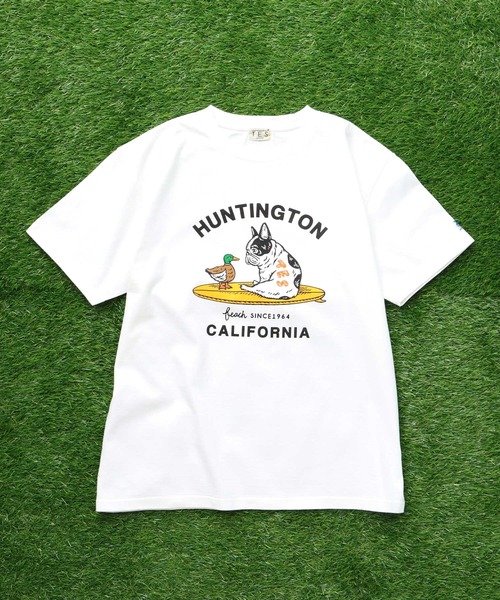 The Endless Summer（エンドレスサマー）の「TES BUHI-DUCK T-SHIRT / Tシャツ（Tシャツ/カットソー・メンズ・ブラック/グレー/ホワイト/レッド/ネイビー・SMALL/MEDIUM/LARGE/X-LARGE/XX-LARGE）」の12枚目の写真