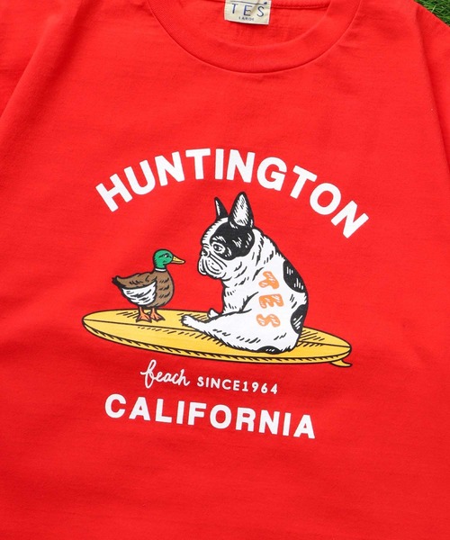 The Endless Summer（エンドレスサマー）の「TES BUHI-DUCK T-SHIRT / Tシャツ（Tシャツ/カットソー・メンズ・ブラック/グレー/ホワイト/レッド/ネイビー・SMALL/MEDIUM/LARGE/X-LARGE/XX-LARGE）」の17枚目の写真