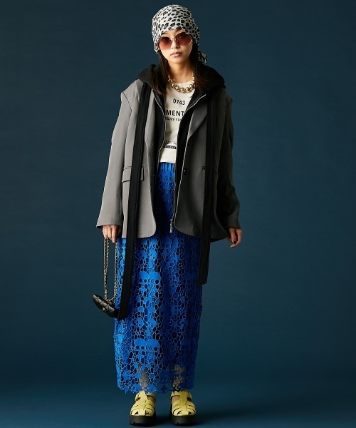 GEVS.（ジェイヴィス）の「綿100％ピグメント染ハートプリントTシャツ＜大きいサイズ有＞GEVS.（Tシャツ/カットソー・レディース・イエロー/オフホワイト/ブラック・M/L/LL/3L/4L/5L）」の14枚目の写真