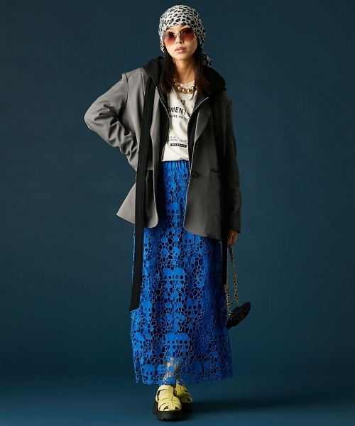 GEVS.（ジェイヴィス）の「綿100％ピグメント染ハートプリントTシャツ＜大きいサイズ有＞GEVS.（Tシャツ/カットソー・レディース・イエロー/オフホワイト/ブラック・M/L/LL/3L/4L/5L）」の15枚目の写真