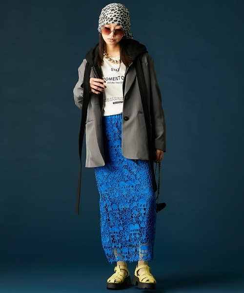 GEVS.（ジェイヴィス）の「綿100％ピグメント染ハートプリントTシャツ＜大きいサイズ有＞GEVS.（Tシャツ/カットソー・レディース・イエロー/オフホワイト/ブラック・M/L/LL/3L/4L/5L）」の16枚目の写真