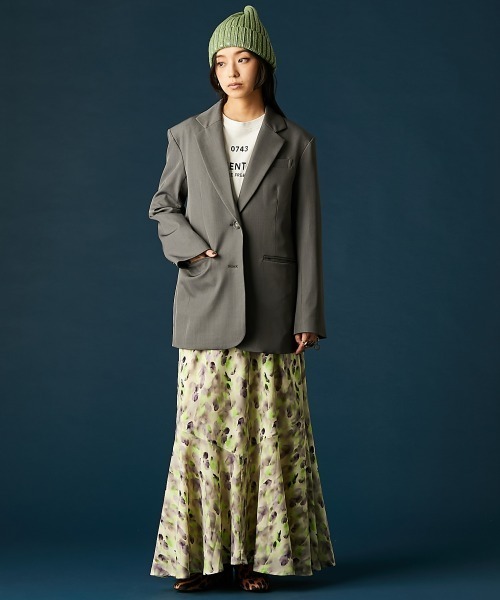 GEVS.（ジェイヴィス）の「綿100％ピグメント染ハートプリントTシャツ＜大きいサイズ有＞GEVS.（Tシャツ/カットソー・レディース・イエロー/オフホワイト/ブラック・M/L/LL/3L/4L/5L）」の17枚目の写真