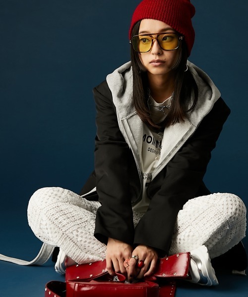 GEVS.（ジェイヴィス）の「綿100％ピグメント染ハートプリントTシャツ＜大きいサイズ有＞GEVS.（Tシャツ/カットソー・レディース・イエロー/オフホワイト/ブラック・M/L/LL/3L/4L/5L）」の11枚目の写真