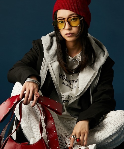 GEVS.（ジェイヴィス）の「綿100％ピグメント染ハートプリントTシャツ＜大きいサイズ有＞GEVS.（Tシャツ/カットソー・レディース・イエロー/オフホワイト/ブラック・M/L/LL/3L/4L/5L）」の12枚目の写真