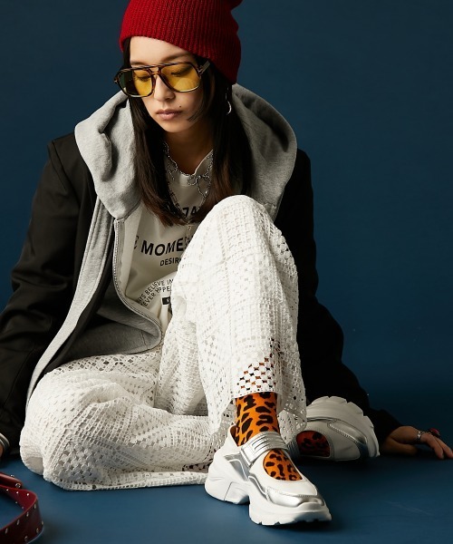 GEVS.（ジェイヴィス）の「綿100％ピグメント染ハートプリントTシャツ＜大きいサイズ有＞GEVS.（Tシャツ/カットソー・レディース・イエロー/オフホワイト/ブラック・M/L/LL/3L/4L/5L）」の13枚目の写真